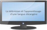 Television/apprentissage langue etrangere