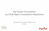 Présentation Club open innovation Aquitaine pour la nuit du web