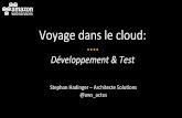 Un Voyage dans le Cloud - Dev & Test