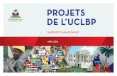 Rapport d'avancement des projets de l'UCLBP • Avril 2014