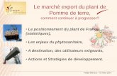 Le marché export du plant de Pomme de terre - Bernard QUERE