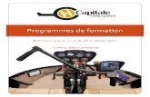 Capitale Helicoptere - programme de formation de pilote