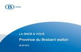 Plan de transport 2014: le Brabant Wallon