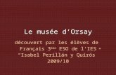 Ies isabel perillan 2009 10 frances 3 eso - musee d orsay