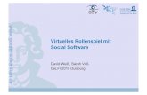 Virtuelles Rollenspiel mit Social Software