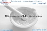 Agile Grenoble - Novembre 2011 - Rétrospectives'lab : décantation