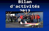 Bilan d’activités 2013