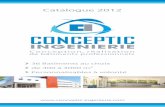 Catalogue Bâtiments standardisés Conceptic Ingénierie