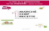 La Fête de la gastronomie sur les marchés du Rhône et du Loiret (DP)