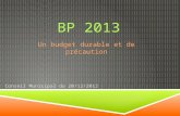 Budget 2013 - Colomiers