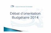 Débat d'orientation budgétaire 2014 Clohars-Carnoët