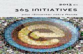 2013 en 365 initiatives pour réinventer notre Monde