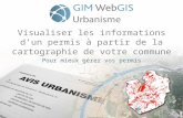 Géoguichet urbanisme - Visualiser les informations d’un permis à partir de la cartographie de votre commune