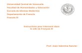 Instructions wiki de Français III (EIM-UCV)