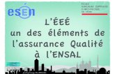 L'évaluation des enseignements et des formations par les étudiants, un des éléments de l'assurance qualité à l'école nationale supérieure d'architecture de Lyon