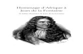 Hommage d'Afrique a Jean de La Fontaine