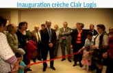 Inauguration de la crèche Clair Logis