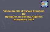 Visite Du Site De Reggane Nov 2007
