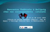 Rencontre theatrale bellpuig_chez_nos_correspondants_catalans