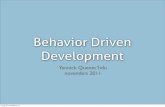 Behavior driven Development