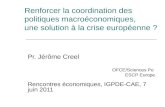 rencontres économiques du 7juin 2011 -Jérôme CREEL