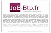 JoB-Btp.fr, le site de l'emploi des métiers de la construction et des travaux publics