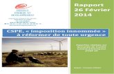 [DOCUMENT] Rapport IED CSPE - version 26.02.14