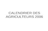 08 Le Calendrier Des Agriculteurs 2006