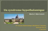 Un syndrome hypothalamique