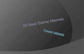 25  Best Game memes