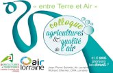 Colloque Agriculture et Qualité de l'air "Entre terre et Air"
