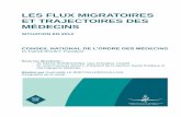 Etude sur les flux migratoires et trajectoires des médecins