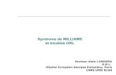 Syndrome de Williams et troubles ORL
