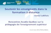 Colloque Acadie-Québec Daniel LaBillois 6mars2013