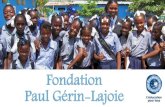 Réalisations de la Fondation Paul Gérin-Lajoie
