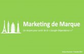 #EnjeuxEtourisme : un Marketing de marque pour sortir de la "Google Dépendance"
