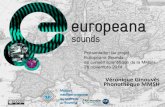 Pr©sentation du projet Europeana Sounds au conseil scientifique de la MMSH, 28 novembre 2014