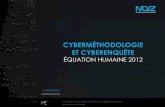 Cyber methodologie - Equation Humaine 2012