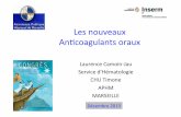 Les nouveaux anticoagulants oraux - Congrès SJBM 2013 Marseille