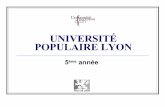 Université populaire de lyon 2008-2009
