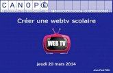 Webtv scolaire_CANOPE_MONTPELLIER