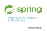 Workshop Spring  - Session 1 - L'offre Spring et les bases