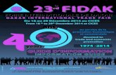 23ème Foire Internationale de Dakar (FIDAK - 18 au 29 décembre 2014) - La FIDAK, 40 ans au service des échanges et de la promotion économique et commerciale.