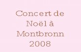 Concert De NoëL à Montbronn 2008