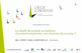 Le dépôt de projets européens. Comment maximiser vos chances de succès ? par Marco Martiniello | Liege Creative, 24.04.12