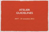 Atelier Guidelines e-Learning