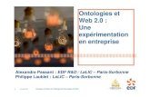 Ontologies et Web 2.0 : une Expérimentation en Entreprise