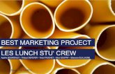 Nos projets - Projets 2A - Best Marketing Project – Présentation Lunchstu’crew