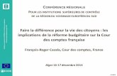 Les implications de la réforme budgétaire sur la Cour des comptes française, François-Roger Cazala