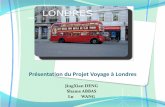 Prsentation du projet voyage en london